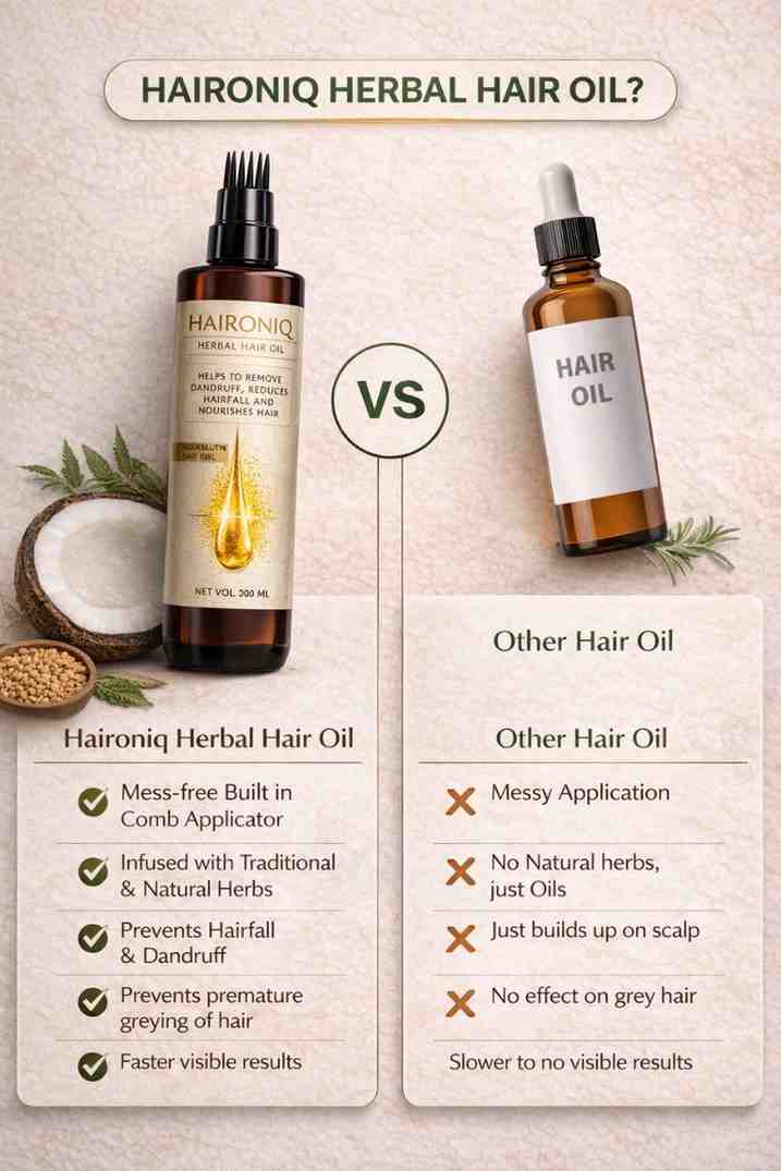 Haironiq Herbal Hair Oil 200ml