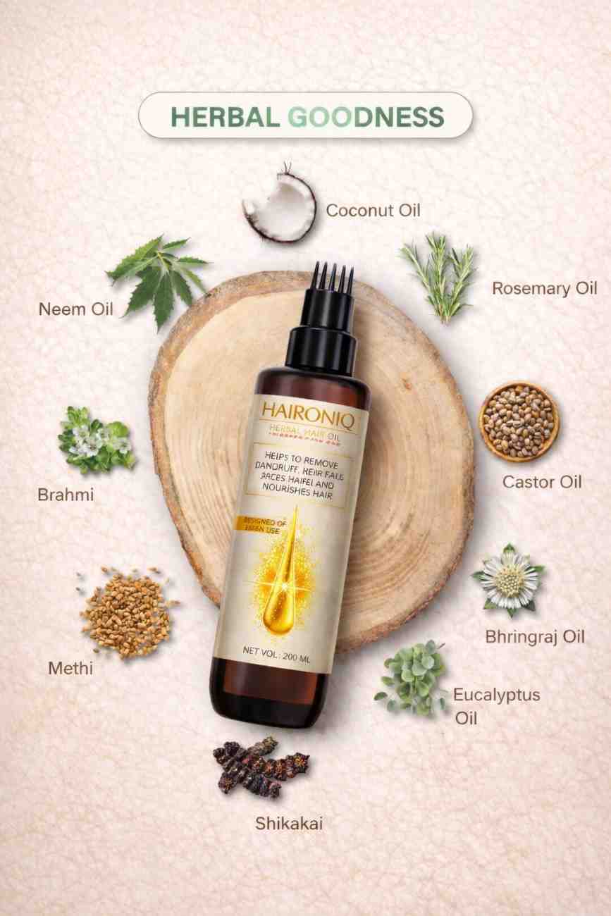 Haironiq Herbal Hair Oil 200ml